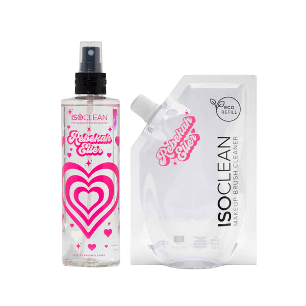 ISOCLEAN x Rebekah Eller 275ml Scented Makeup Brush Cleaner & 275ml Eco-Refill - Limited Edition Bundle - iso-clean-uk