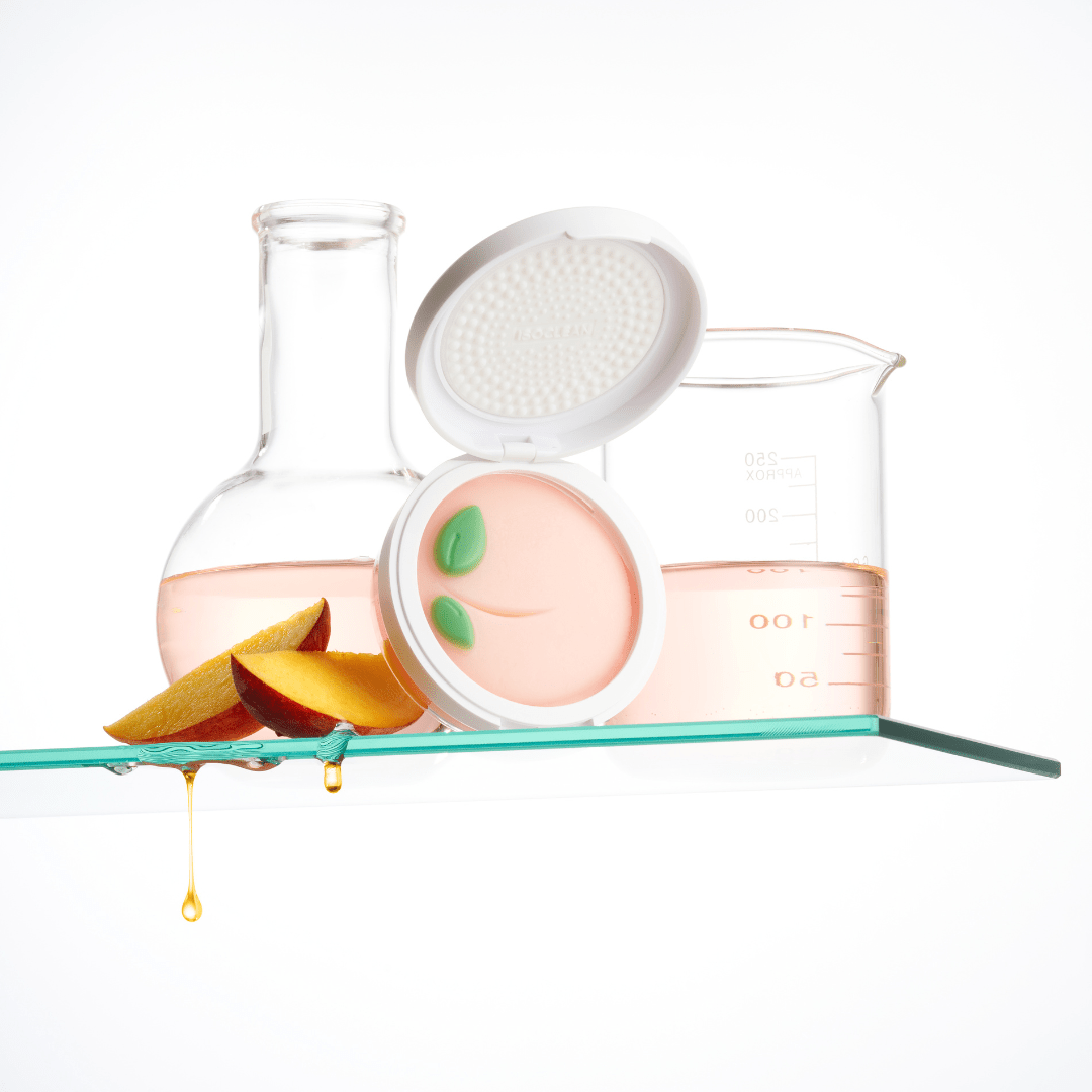 ISOCLEAN'S Scented makeup brush soap compact with scrubbing matt - ISOCLEAN