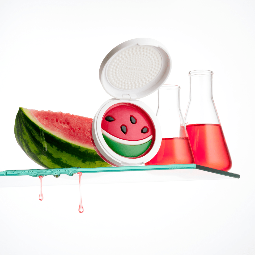 ISOCLEAN'S Scented makeup brush soap compact with scrubbing matt - ISOCLEAN