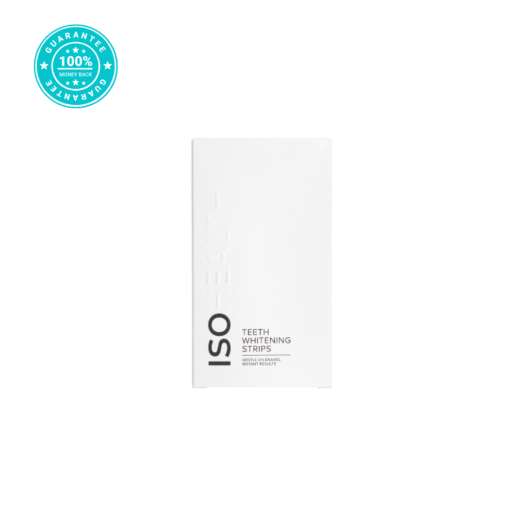 ISOHEALTH Teeth Whitening Strips (28 strips) Available In Clear Or Carbon - ISOCLEAN