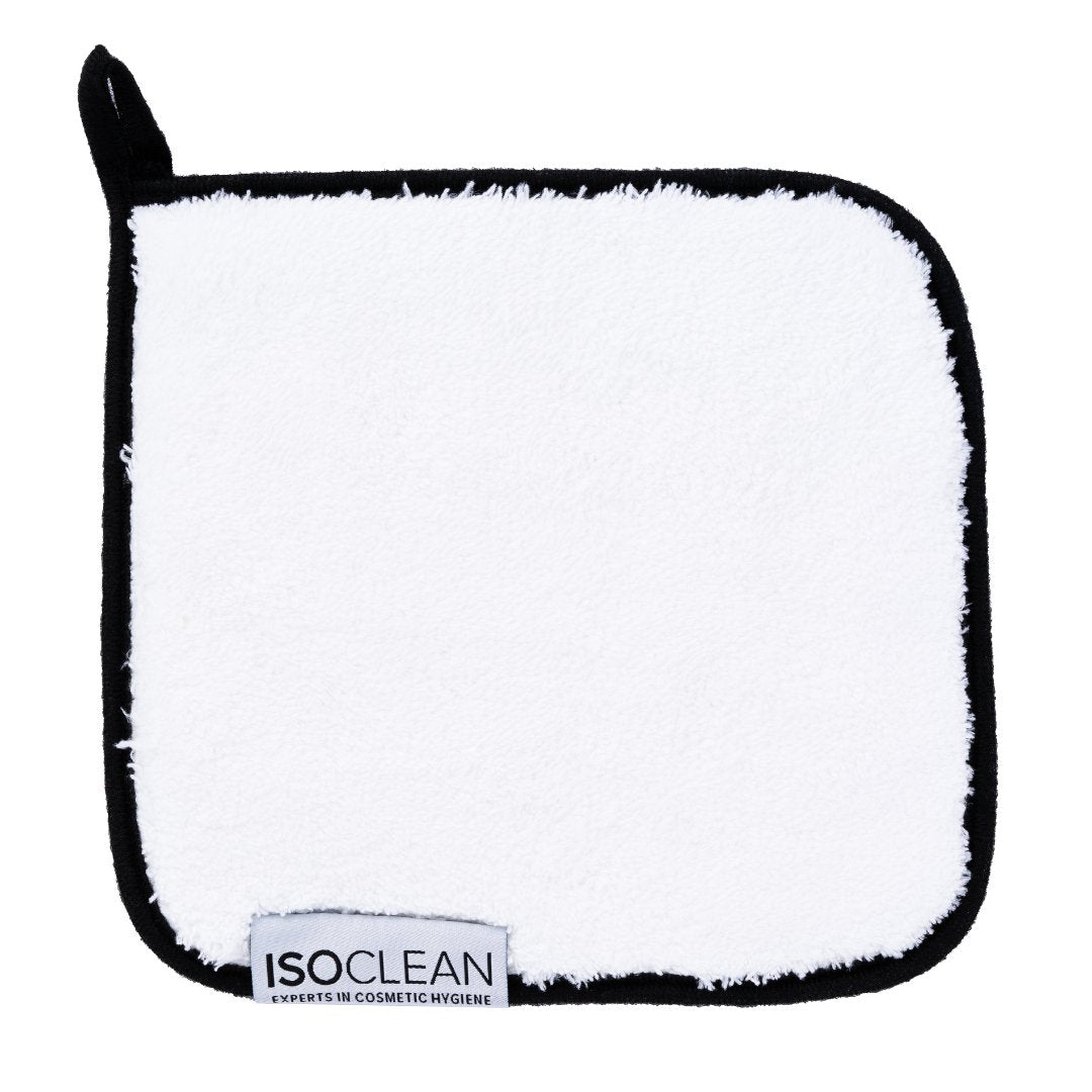 ISOCLEAN MINI Makeup Brush Microfibre Cleaning Cloth Towel - 1200GSM - Pack Of 1 - White - iso-clean-uk