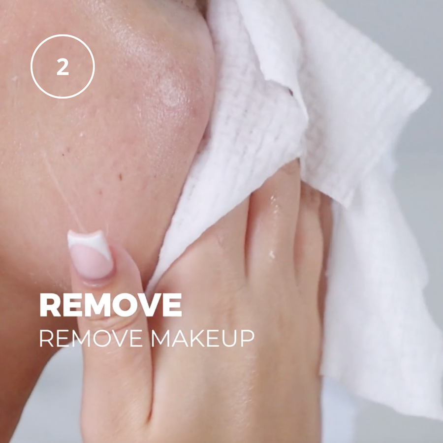 Remove makeup