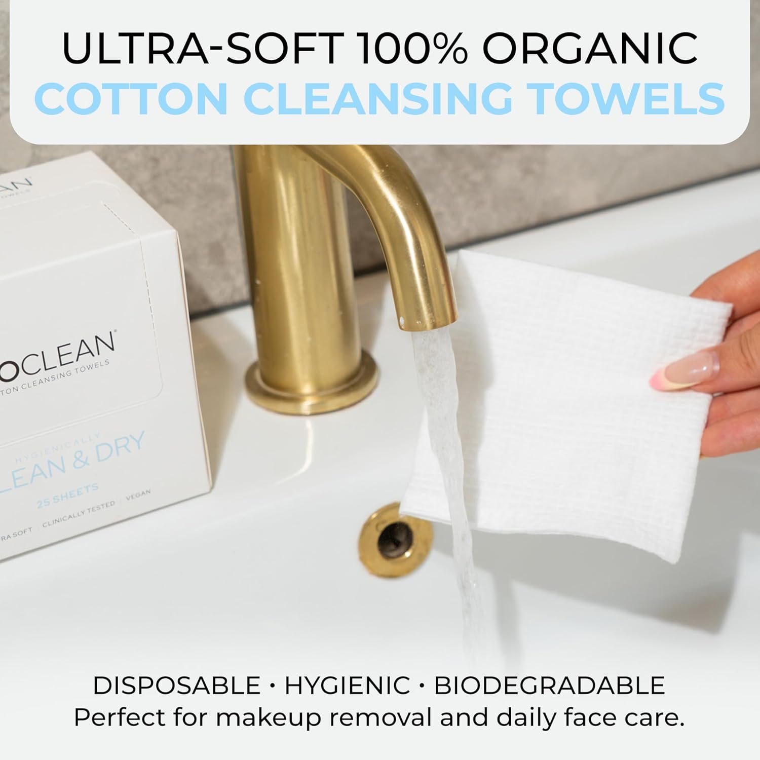 Cotton Cleansing Towels - ISOCLEAN