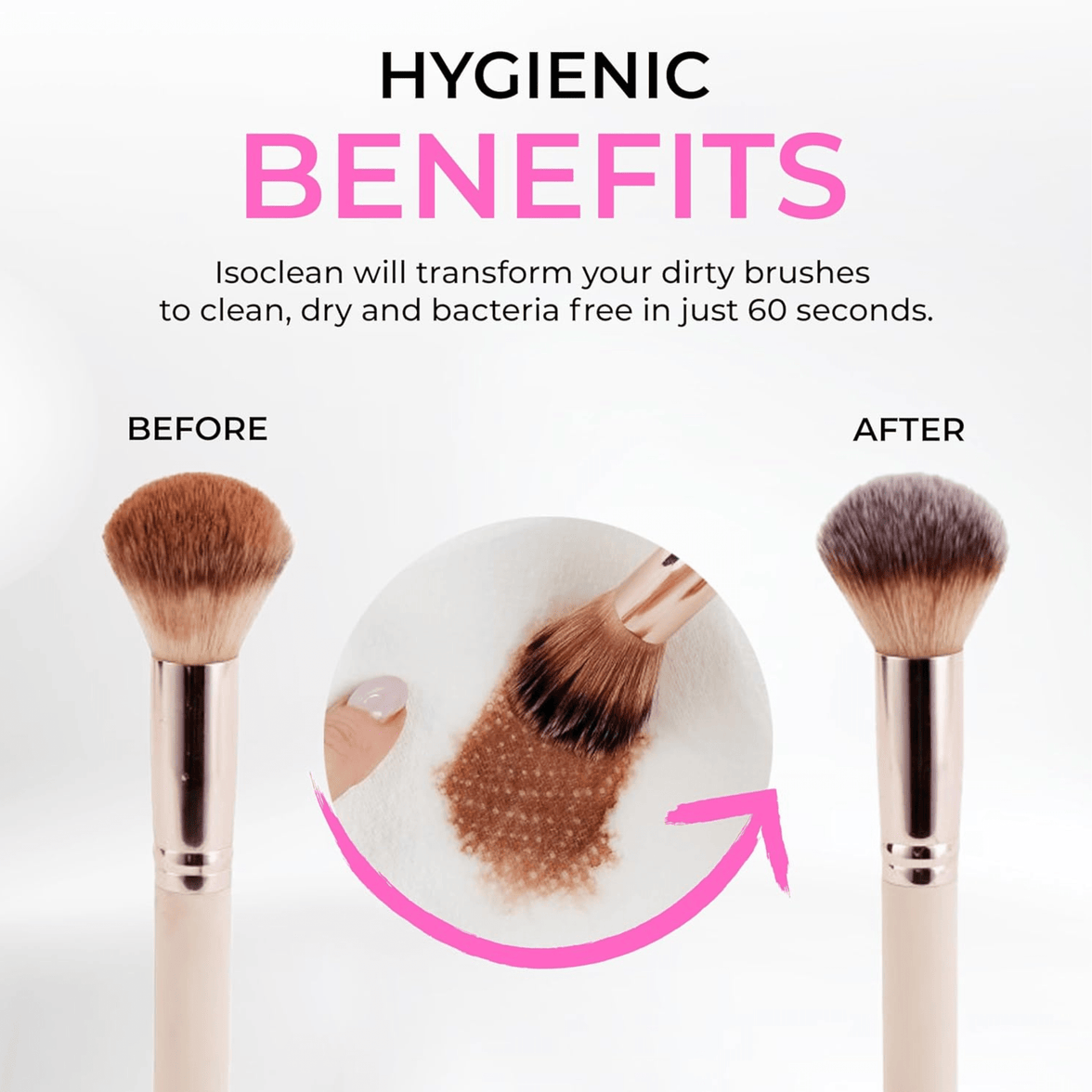 Easy Pour Brush Cleaner and Microfibre Towel - ISOCLEAN