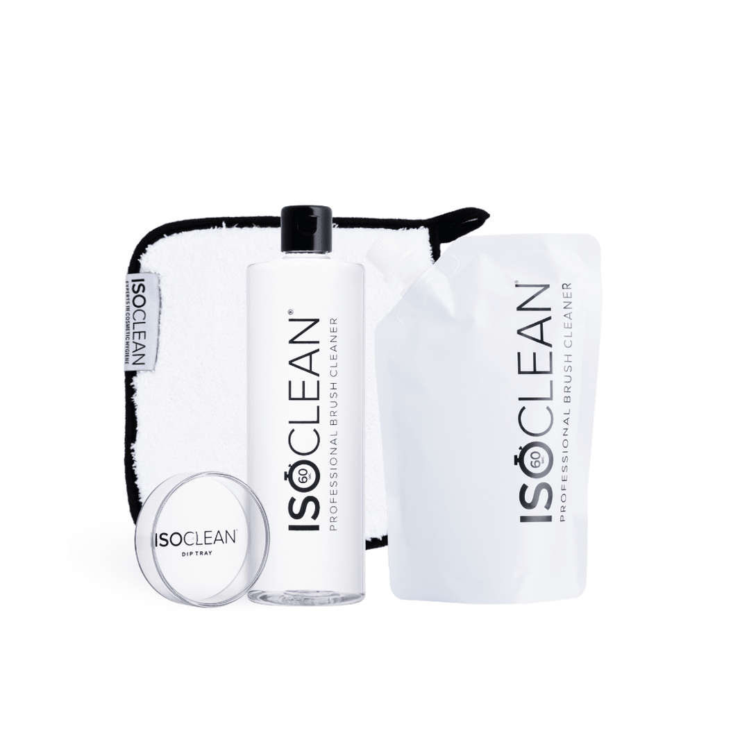 Easy Pour Brush Cleaner, Eco Refill and Microfibre Towel - ISOCLEAN