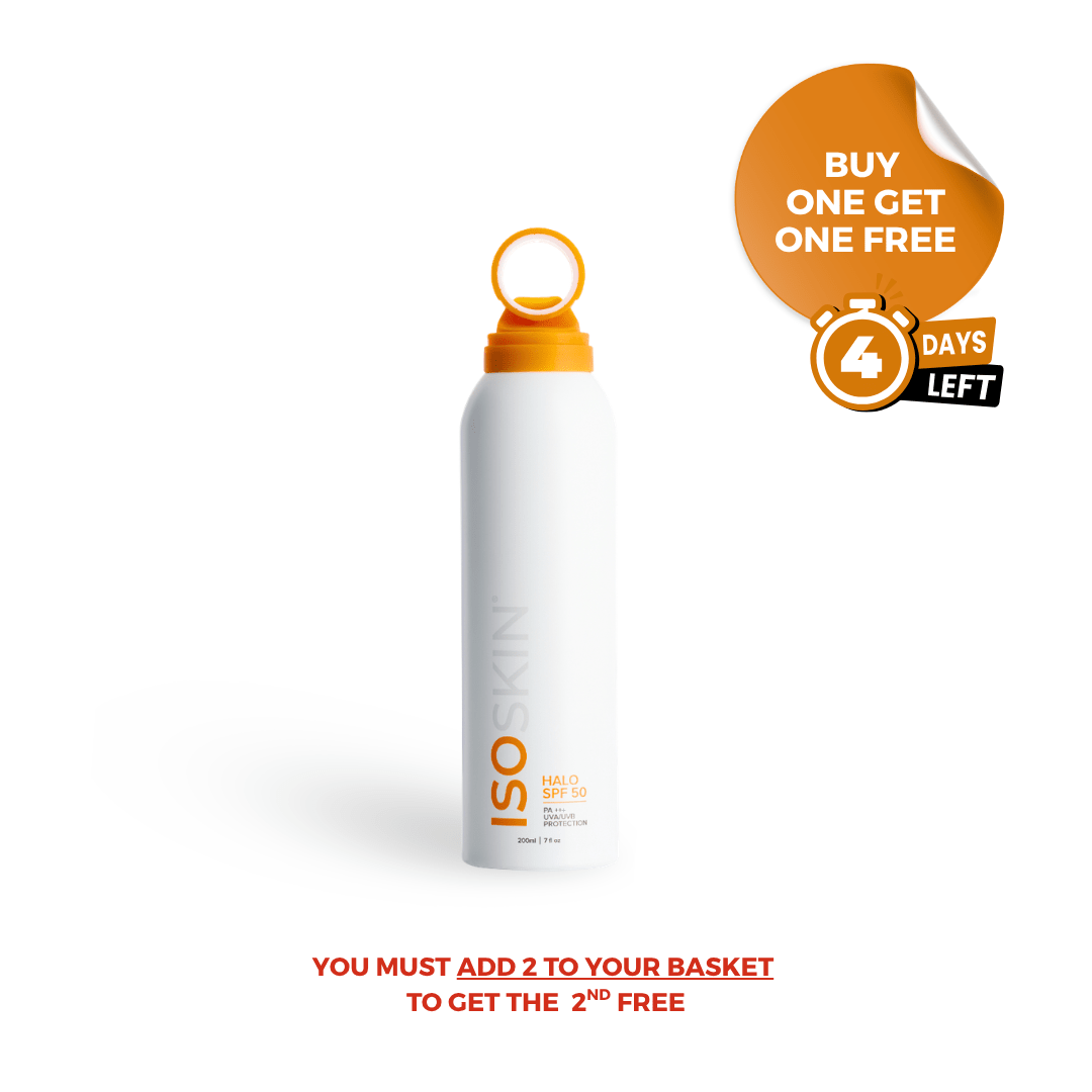 Halo SPF 50 spray - PA+++ UVA/UVB Protection - ISOCLEAN