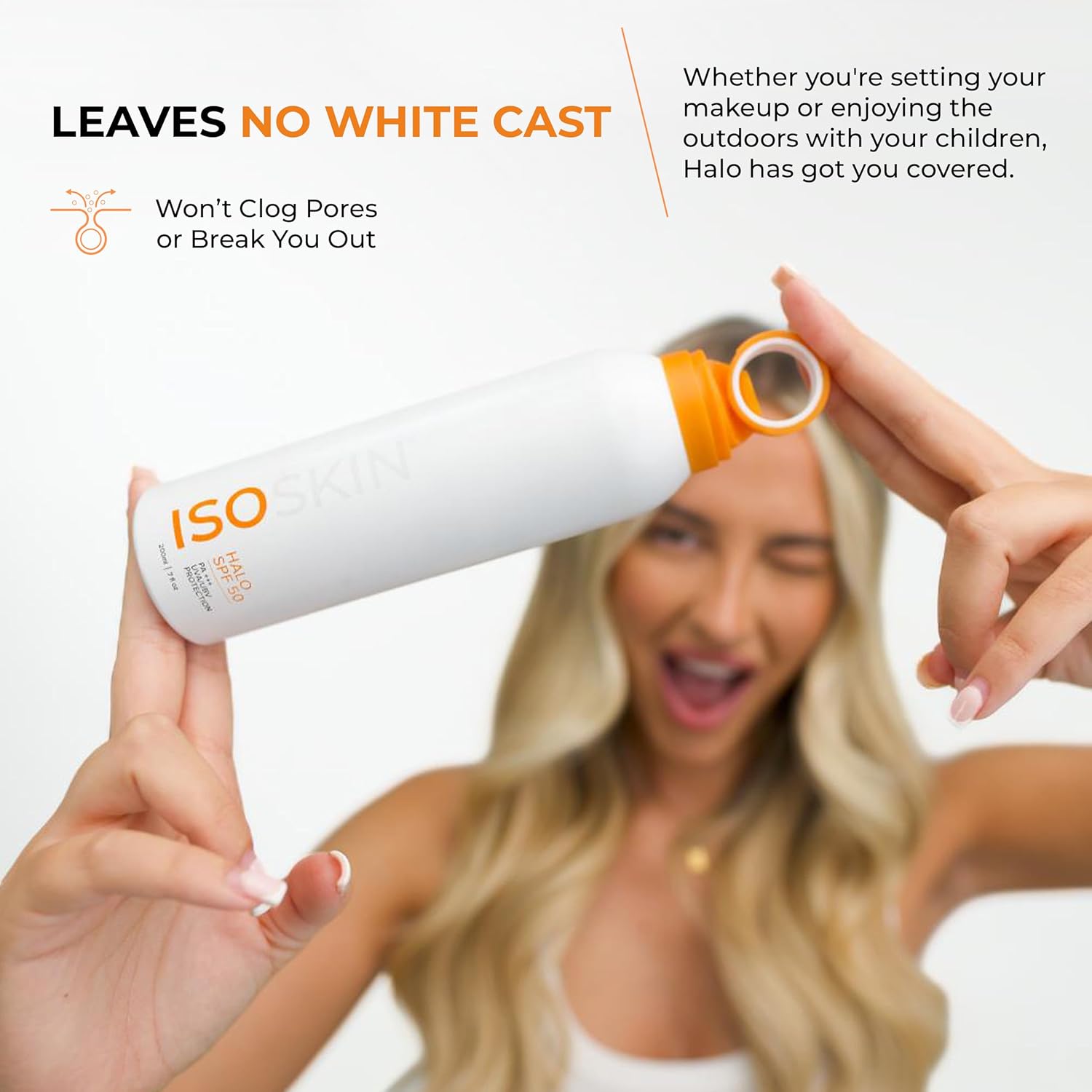 Halo SPF 50 spray - PA+++ UVA/UVB Protection - ISOCLEAN