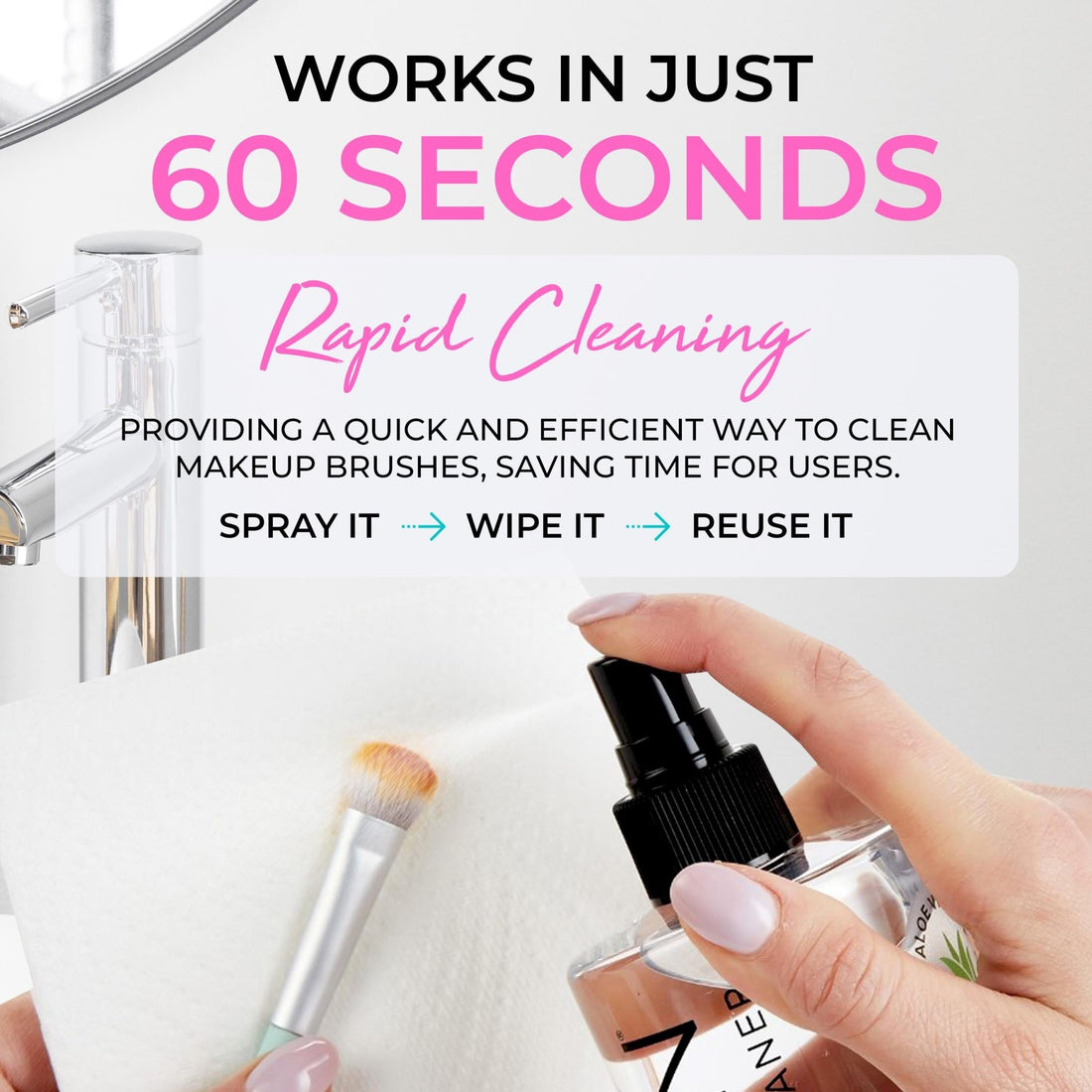 Iso x Amy's Favourites Bundle - scented Makeup brush cleaner / mini microfibre towel / hypochlorous skin spray - ISOCLEAN