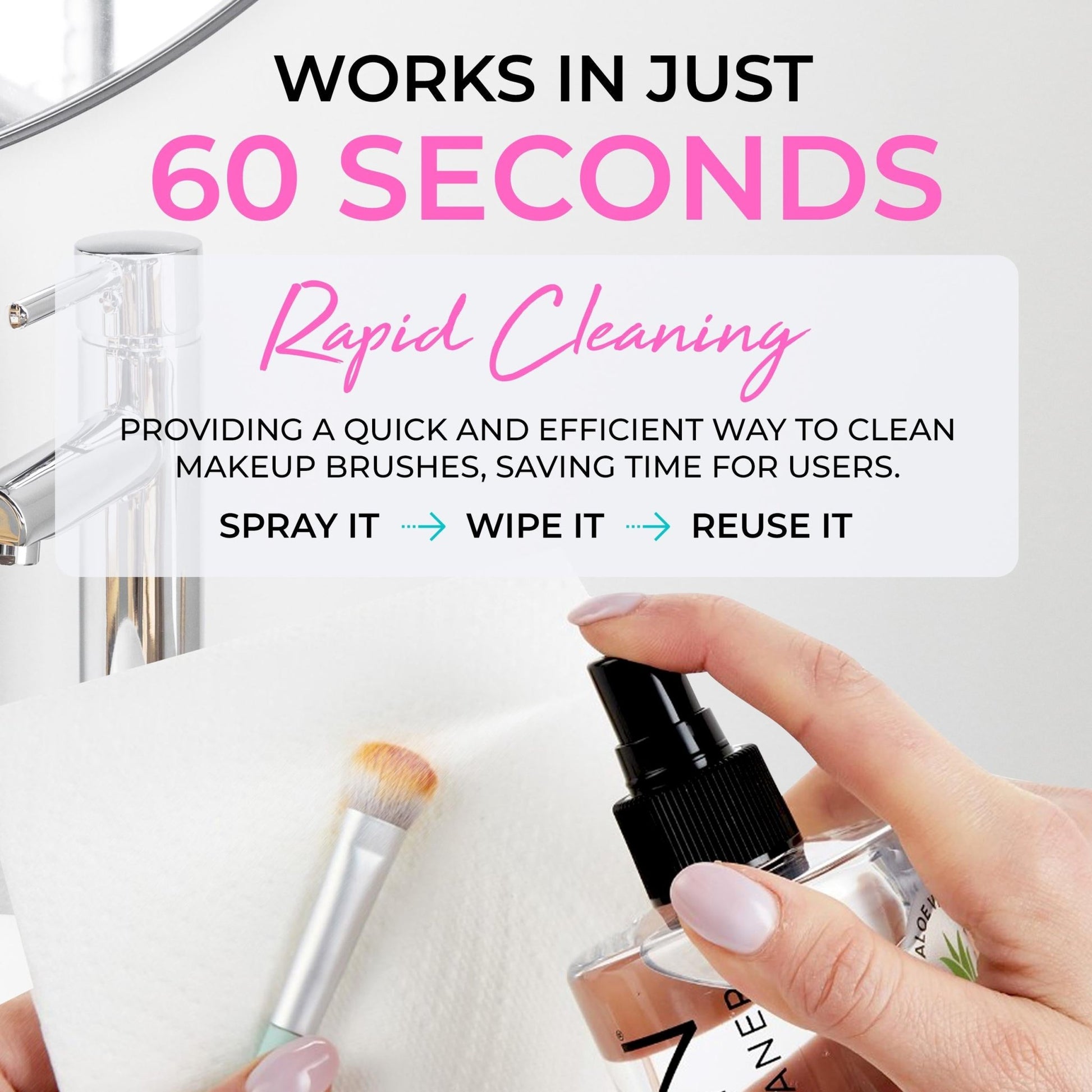 Iso x Amy's Favourites Bundle - scented Makeup brush cleaner / mini microfibre towel / hypochlorous skin spray - ISOCLEAN