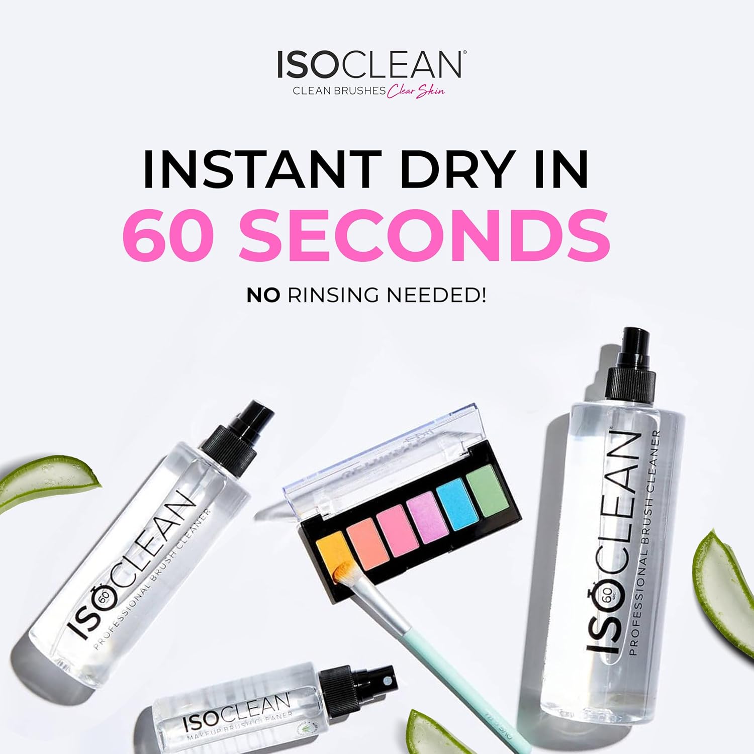 ISOCLEAN Spray Top Brush Cleaner and Microfibre Towel - ISOCLEAN