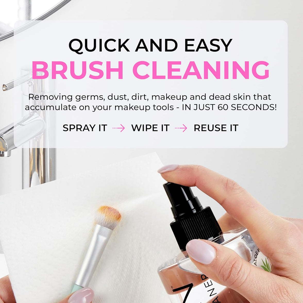 ISOCLEAN Spray Top Brush Cleaner and Microfibre Towel - ISOCLEAN