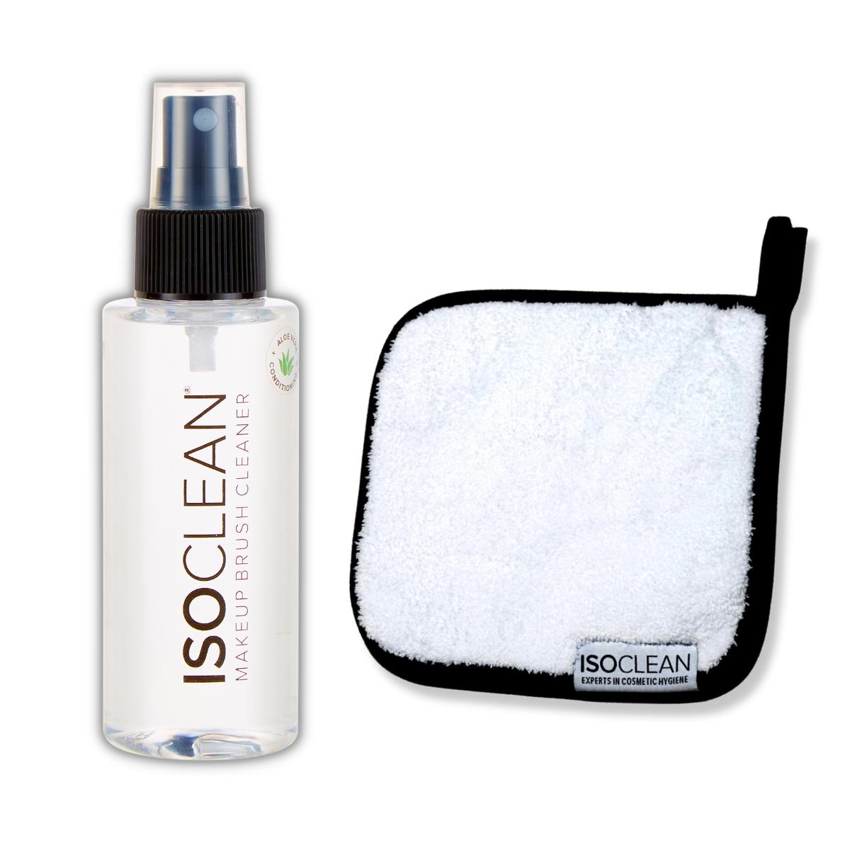 ISOCLEAN Spray Top Brush Cleaner and Mini Microfibre Towel - Isoclean