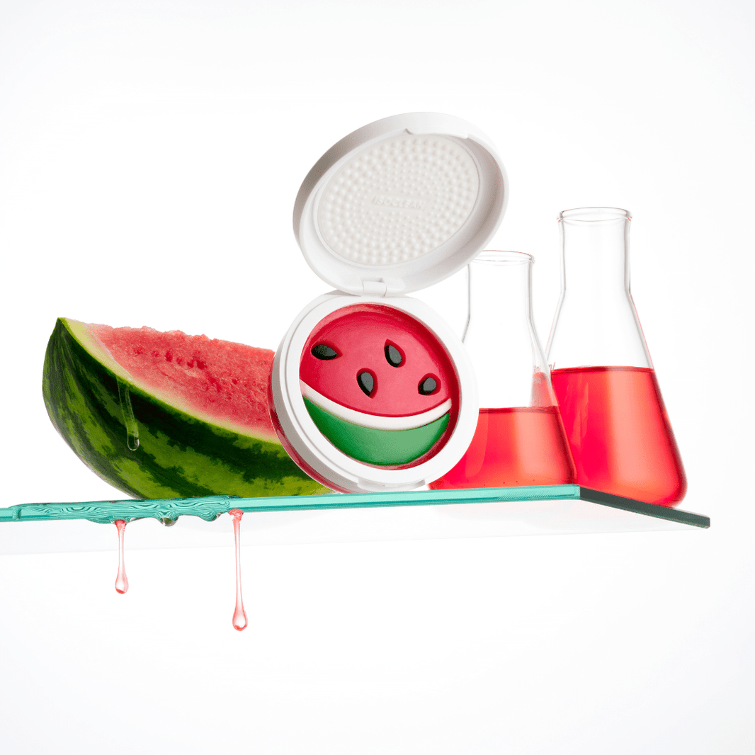 ISOCLEAN'S Scented makeup brush soap compact with scrubbing matt - ISOCLEAN