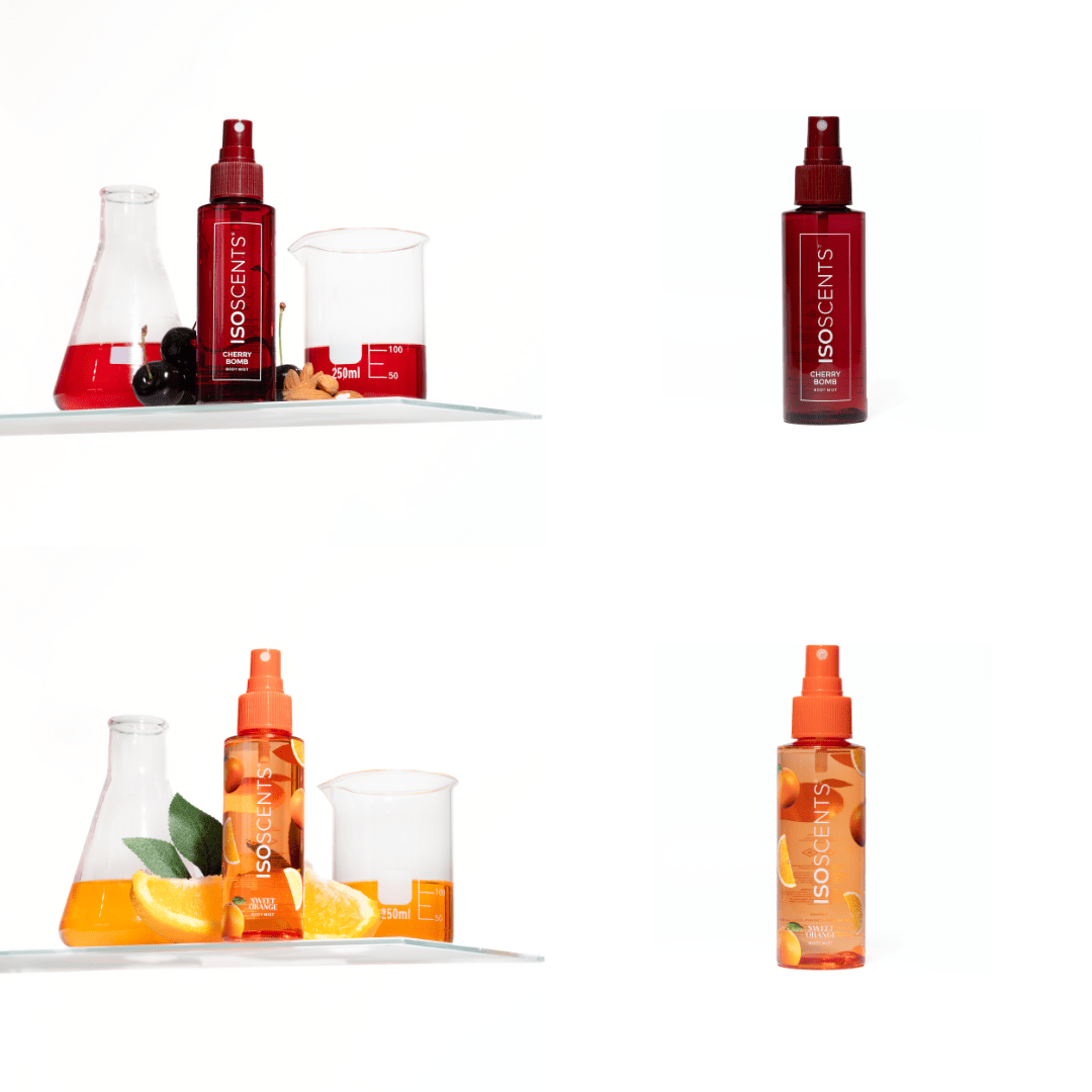 ISOSCENTS FULL RANGE - 10 X Fragrance Mist Spray Bottle 100ml - ISOCLEAN