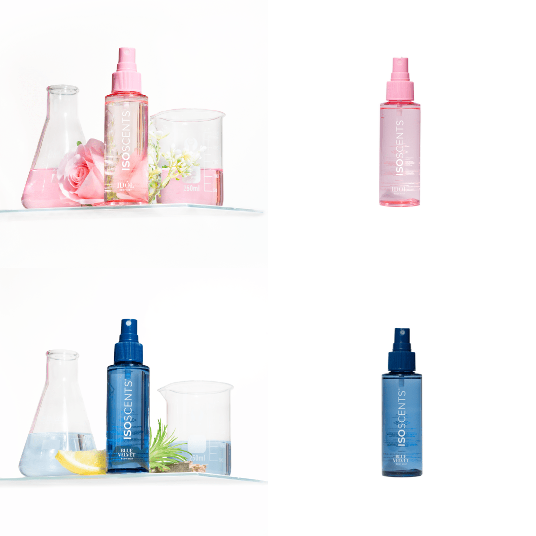 ISOSCENTS FULL RANGE - 10 X Fragrance Mist Spray Bottle 100ml - ISOCLEAN