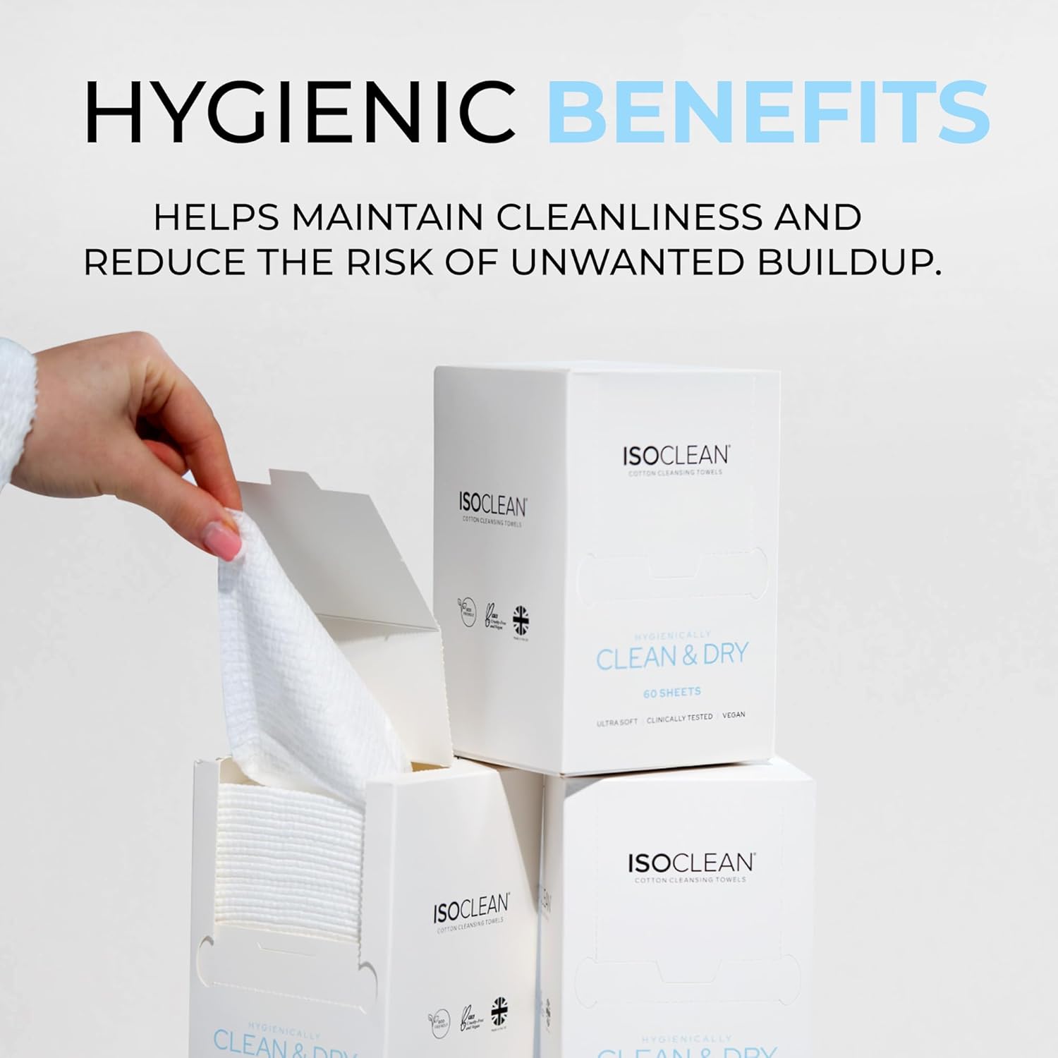 Isoskin Cotton Cleansing Towels - ISOCLEAN