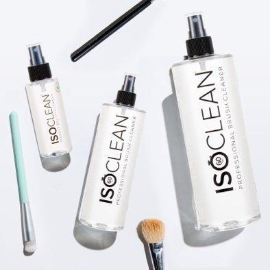 Makeup Brush Cleaner with Spray Top - ISOCLEAN