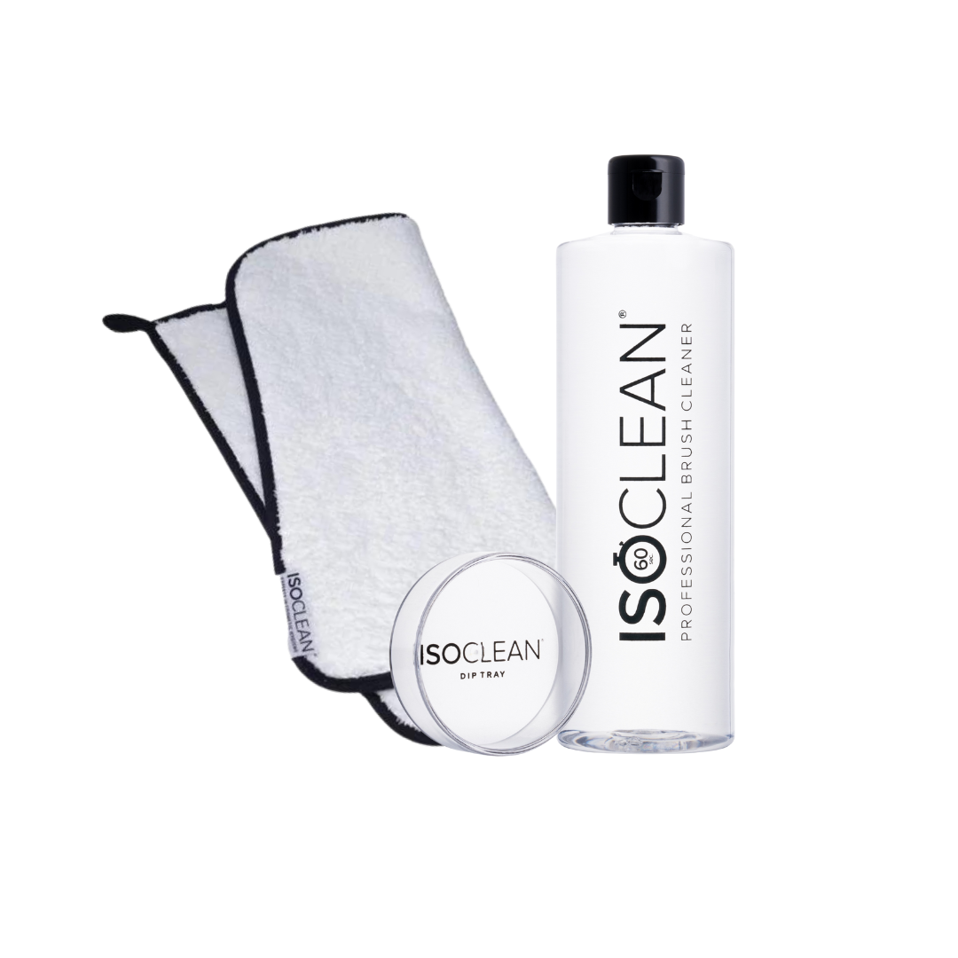 ISOCLEAN Easy Pour Brush Cleaner and Microfibre Towel