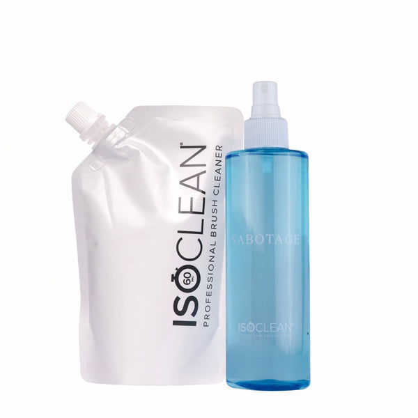 SCENTED ISOCLEAN 275ml 'Sabotage' Makeup brush cleaner + 275ml eco ...