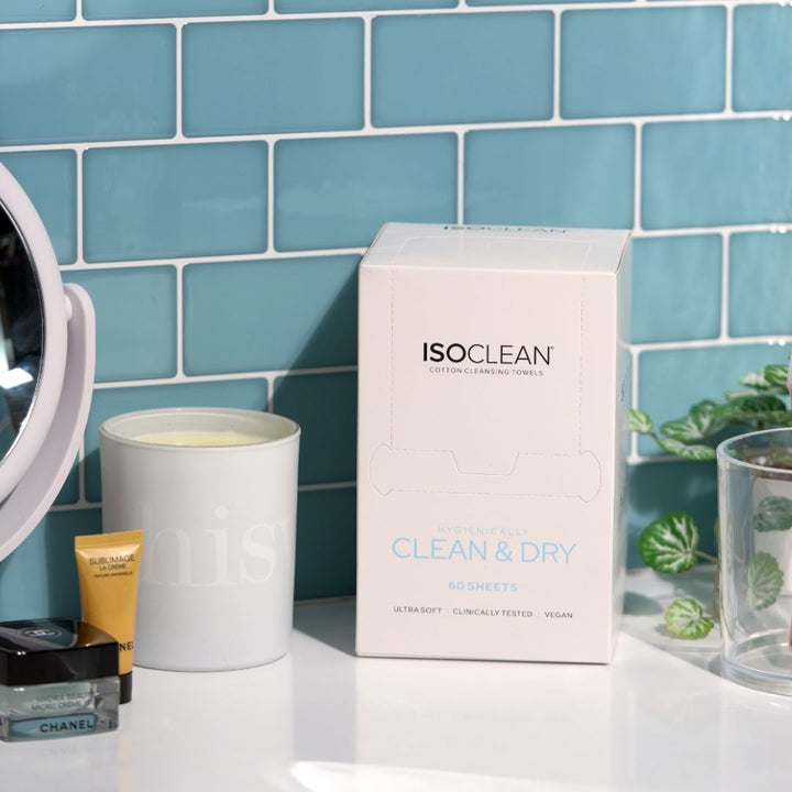 ISOCLEAN Face Makeup Remover Dry Wipe Disposable Towels, Ultra Soft ...
