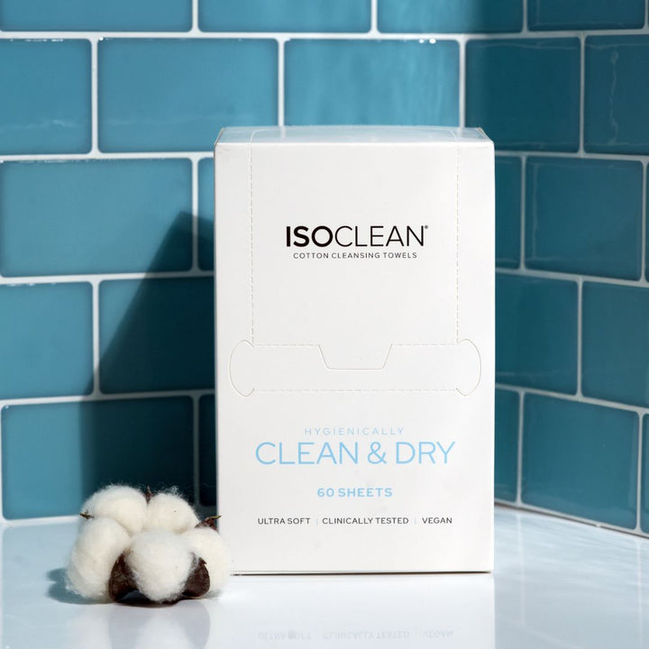 ISOCLEAN Face Makeup Remover Dry Wipe Disposable Towels, Ultra Soft ...