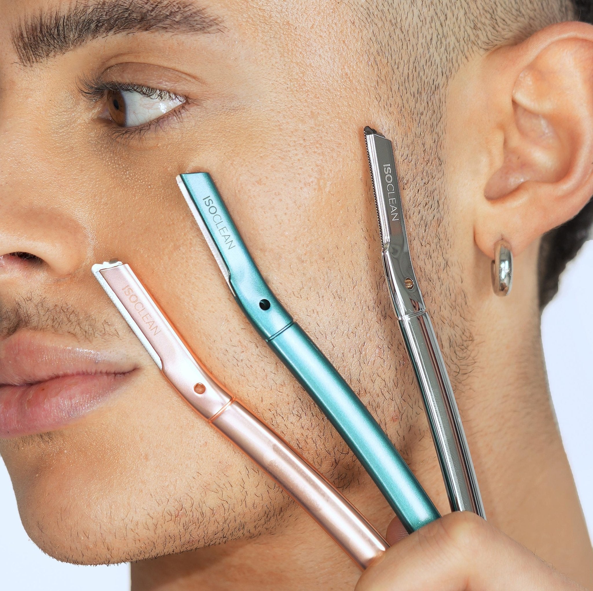 Home ISOCLEAN Facial Dermablade Razor With 6 Replacement Blades