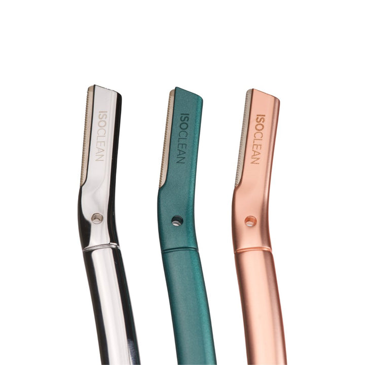 ISOCLEAN Facial Dermablade Razor With 6 Replacement Blades - For Hair ...