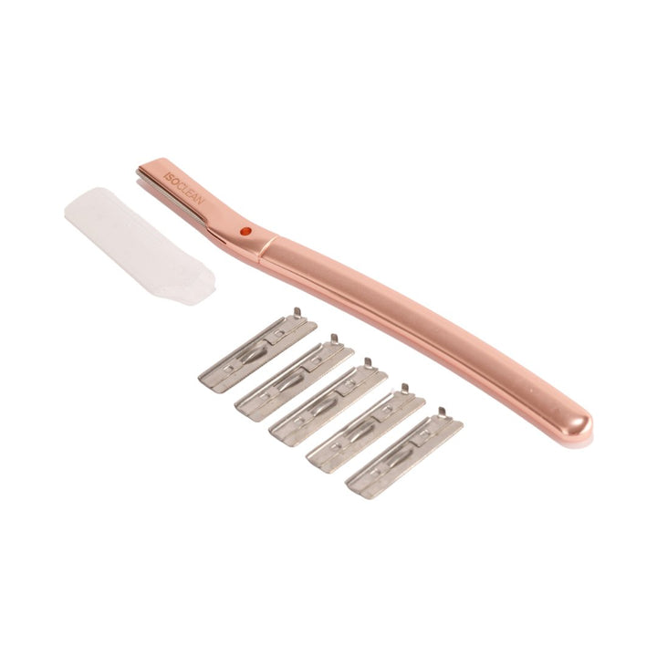 ISOCLEAN Facial Dermablade Razor With 6 Replacement Blades - For Hair ...